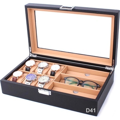 Луксозна кутия-органайзър за часовници и очила d41 (d41)
