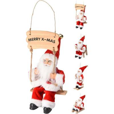 KOOPMAN Vánoční ozdoba Mikuláš 18 cm k zavěšení 4 varianty cena je za 1 kus 591788