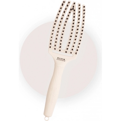 Olivia Garden Fingerbrush Combo Medium kefa na vlasy telový FB1PC-EDE