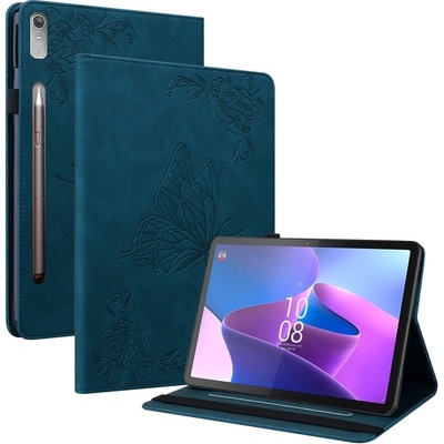 Vsetkonamobil 69564 ART BUTTERFLY Peňaženkový obal pre Lenovo Tab P12 modrý