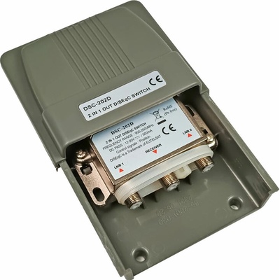 Přepínač DISEqC 2x1, venkovní DSC 202D