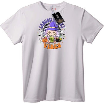 NOONEBRAND Тениска Labubu Halloween Настроение - 7XL, Black