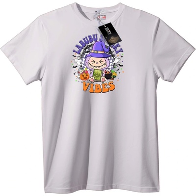 NOONEBRAND Тениска Labubu Halloween Настроение - 7XL, Black