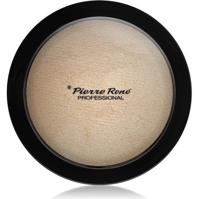 Pierre René Face Highlighting Powder kompaktný púdrový rozjasňovač 01 Glazy Look 12 g