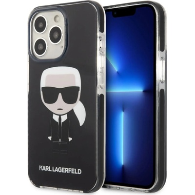 KARL LAGERFELD Гръб Karl Lagerfeld TPE Full Body Ikonik Case за iPhone 13 Pro Max - Черен