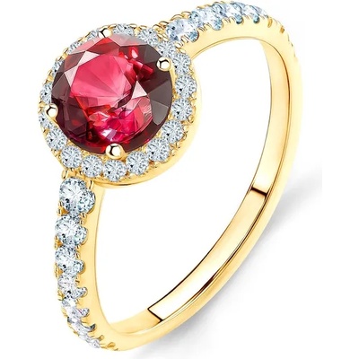 SAVICKI Годежен пръстен This is Love: злато, рубин