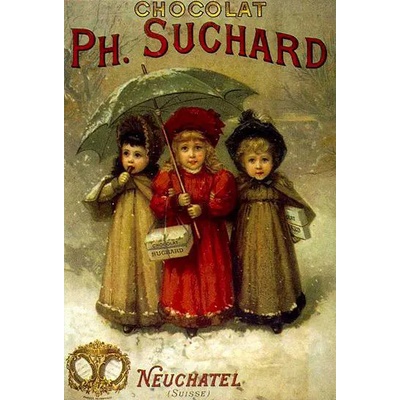 D-Toys - Puzzle Vintage Posters: Chocolats Ph. Suchard - 1 000 piese