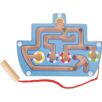 Bigjigs Toys dřevěný magnetický labyrint