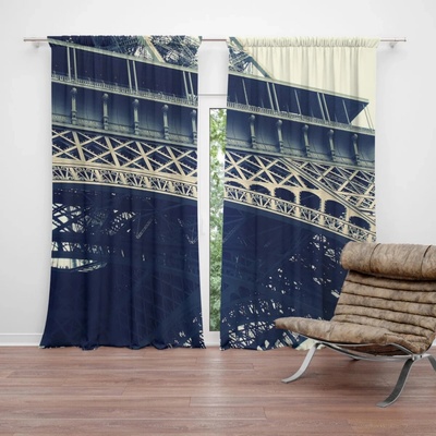 Sablio Záves Eiffel Tower: 2 ks 140x250 cm