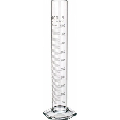Odměrný válec 500 ml skleněný
