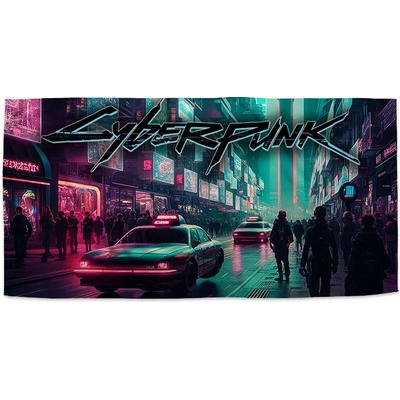 Sablio Uterák Cyberpunk 2077 Mesto 30 x 50 cm