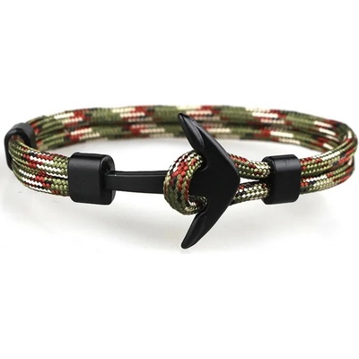 Izmael náramek Rope Anchor Zelená/Hnědá KP33445