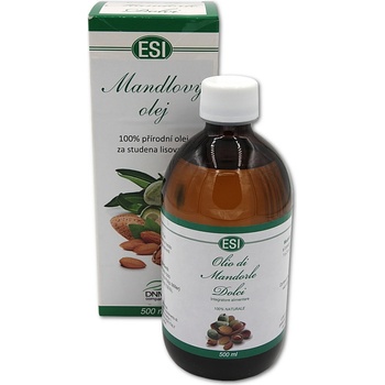 ESI Mandlový olej lisovaný za studena 100% přírodní 500 ml
