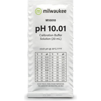 Milwaukee pH 10.01 20мл саше - Разтвор за калибриране (pH) - 1бр (499381)
