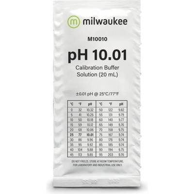 Milwaukee pH 10.01 20мл саше - Разтвор за калибриране (pH) - 1бр (499381)