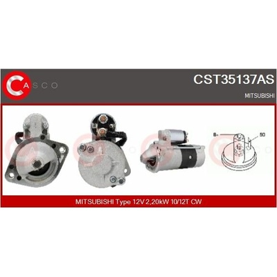 Štartér CASCO Brand New HQ CST35137AS