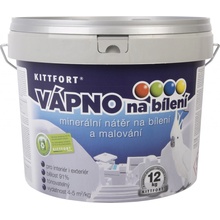 KITTFORT Vápno hasené - vápno na bielenie - biela - 12 Kg