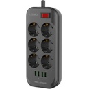 Image 1 of LDNIO 6 Plug 4 USB (SE6403)