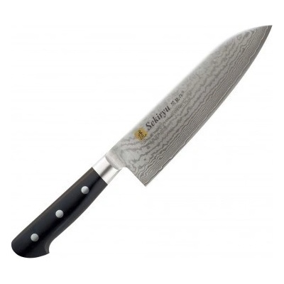 SEKIRYU VG-10 Damascus nôž Santoku 18 cm