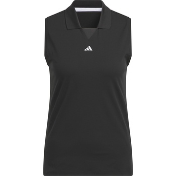 adidas Блуза с яка Adidas Women's Sleeveless Performance Polo Shirt - Black