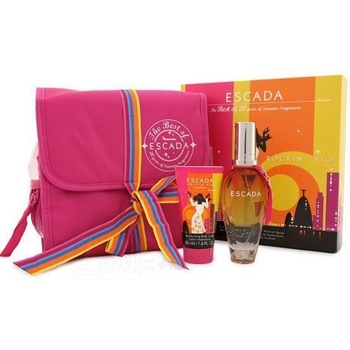 Escada Rock in Rio Woman EDT 50 ml + tělové mléko 50 ml + etue dárková sada