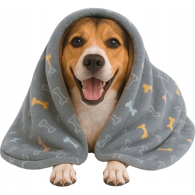 PillowPrim deka pro psa šedá