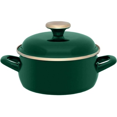 Metalac Posude 20 см плитка зелена емайлирана тенджера Metalac Posude дизайн Royal