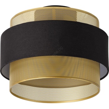 OSRAM - Плафон DECOR HORNET 1xE27/10W/230V Ø 30 cm черен/златист (P227636)