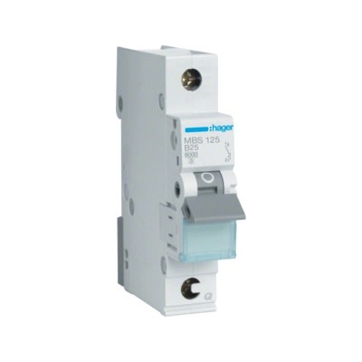 Hager 25B 1 MBS125 6kA