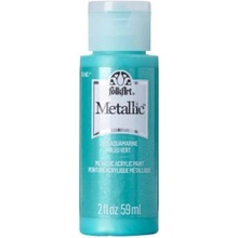 FolkArt metallic acrylic paint 59 ml metallic aquamarine