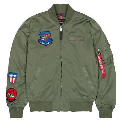 Яке Alpha industries MA-1 TT Flying Tigers jacket - Green (Green)