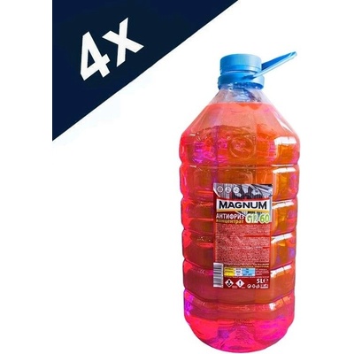 MOTOX 4бр x 5л Антифриз концентрат magnum (-60) червен g12 (magnum g12 20l)