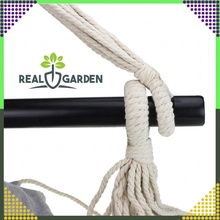 RealG RC-K-573 Brazílske závesné hojdacie kreslo s vankúšmi šedo-béžové