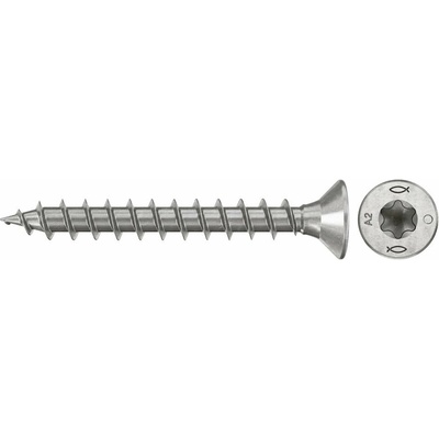 Fischer 574051 skrutky do drevotriesky 3 mm 12 mm TX Nerezová oceľ 200 ks