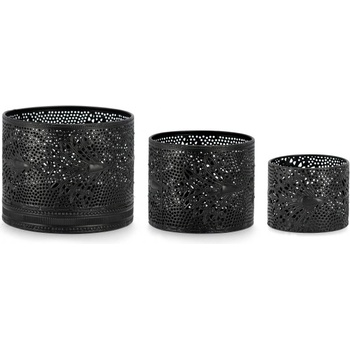 Bizzotto Комплект 3 бр. черни фенери larjam ro (0140375)