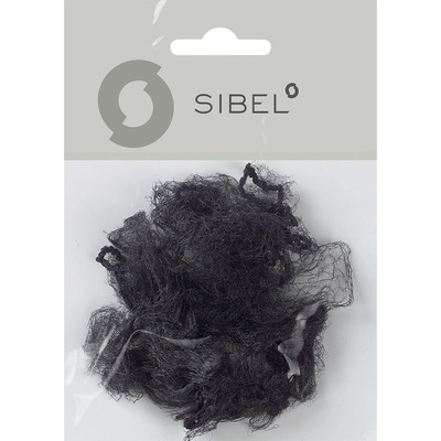 SIBEL síťka na drdol s elastickým okrajem, černá 2 ks