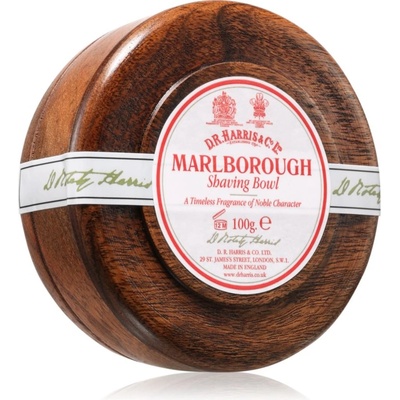 D. R. Harris Shawing Bowl Mahogany wood сапун за бръснене Marlborough 100 гр