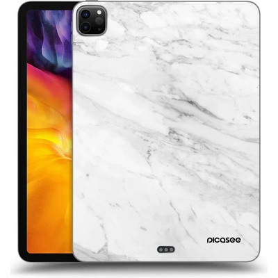 Picasee silikónový čierny obal Apple iPad 11 2022 M2 4.generace White marble