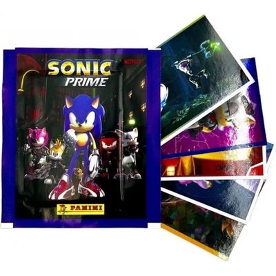 Panini Sonic Prime Collection balíček samolepiek