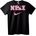 NOONEBRAND Тениска Розов Stitch Nike - L, Black