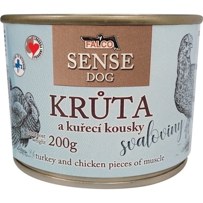 Sokol Falco Sense Dog krůta a kuře 200 g