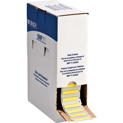 Brady BM-187-175-342-YL / 174449, Bulk PermaSleeve Wire Marker Sleeves, 44.83 mm x 8.50 mm