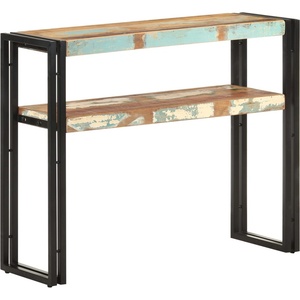 vidaXL Конзолна маса, 90x30x75 см, регенерирано дърво масив (321098)