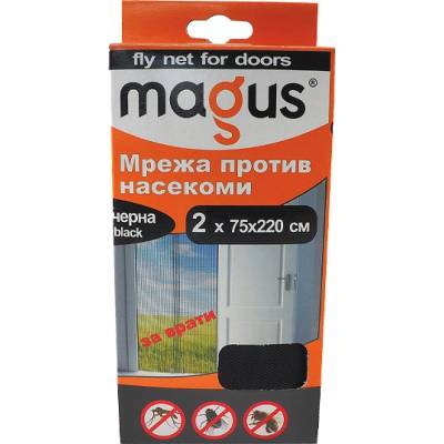 MAGUS МРЕЖА ПРОТИВ КОМАРИ MAGUS 1.3x1.5м ЧЕРНА (81822)