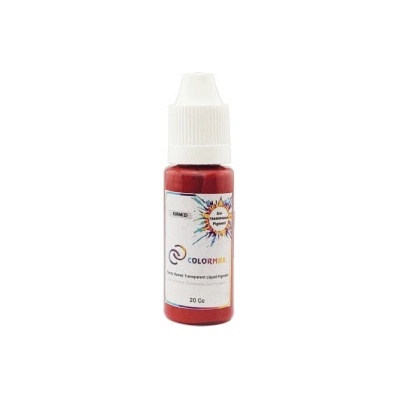 Colormax Pigment tekutý transparentný červený pigment 20 ml