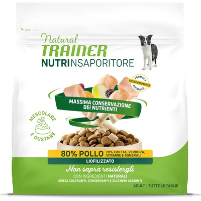 Natural Trainer NutrInsaporitore mrazem sušený topper Adult kuřecí 120 g
