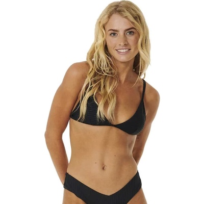Rip Curl Premium Surf Fixed Triangle bikini top - Black (Black)