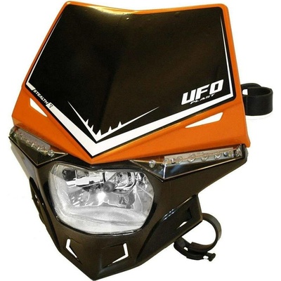 UFO světlomet STEALTH homologovaný s blinkry LED barva černo-oranžová
