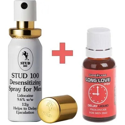 Спрей за задържане на еякулацията Stud 100 + елексир за задържане на еякулацията