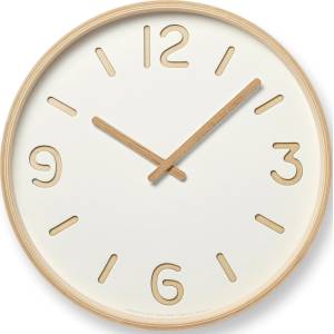 Lemnos Стенен часовник Thomson Paper 30, 5 см бял (NY18-15 WH)